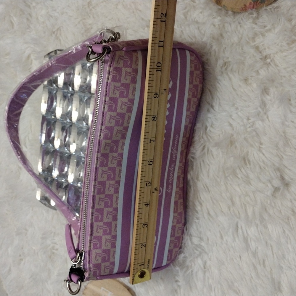 Juicy Couture Violet Tulle Shoulder Bag ✨ 🆕 - Picture 12 of 12